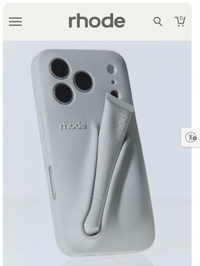 RHODE Gray Silicone iPhone 15  Case